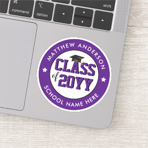 Elegant Royal Purple Class of 2024 Graduate