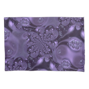 Elegant Royal Purple Liquid Sparkle Pillowcase