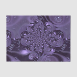 Elegant Royal Purple Liquid Sparkle Tissue Paper