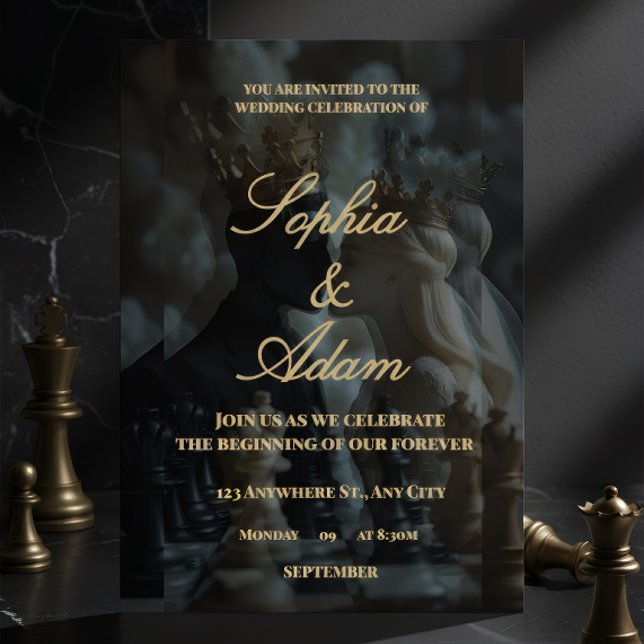 Elegant Royal Wedding Invitation (Créateur téléchargé)