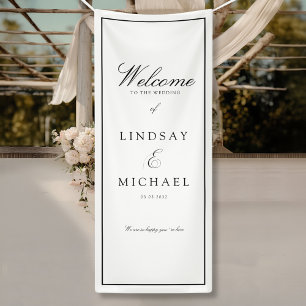 Elegant Royal White Wedding  Banner