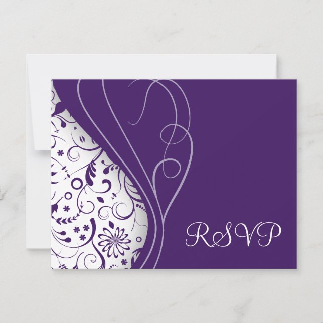 Elegant RSVP cards (Front)