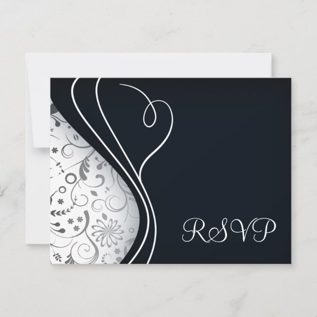 Elegant RSVP cards (Front)