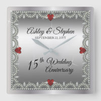 Elegant Ruby | Diamonds 15th Wedding Anniversary