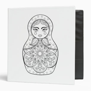 Elegant Russian Doll Binder