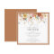 Elegant Rust Burnt Orange Watercolor Bridal Shower