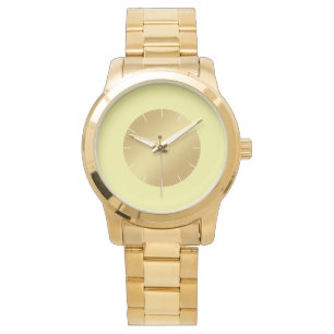 Elegant Rustic Classic Gold Teal Men's Watch