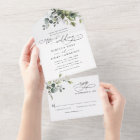 Elegant Rustic Eucalyptus Leaves Greenery Wedding