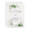 Elegant Rustic Eucalyptus Leaves Pink Wedding