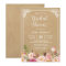 Elegant Rustic Floral Frame Kraft | Bridal Shower