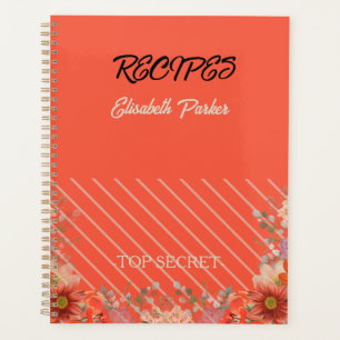 Elegant rustic floral kitchen planner