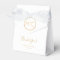 Elegant Rustic Gold Monogram Wreath Thank You