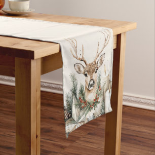 Elegant Rustic Noel Christmas Table Runner