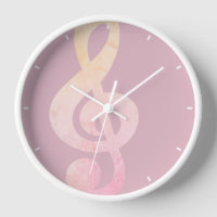 Elegant Rustic Pink Grunge Music Art 