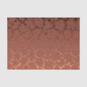 Elegant Rustic Terracotta Fall Floral Tissue Paper