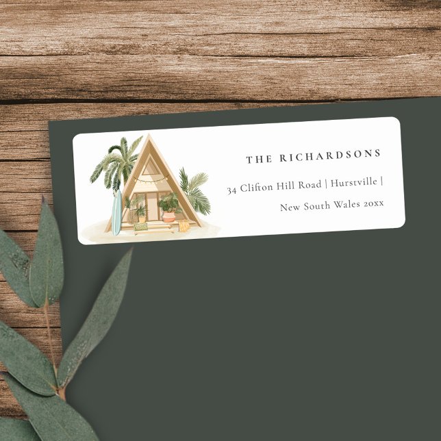 Elegant Rustic Tropical Palm Beach Shack  Address (Creator Uploaded)