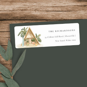 Elégant Rustic Tropical Palm Beach Shack Adresse