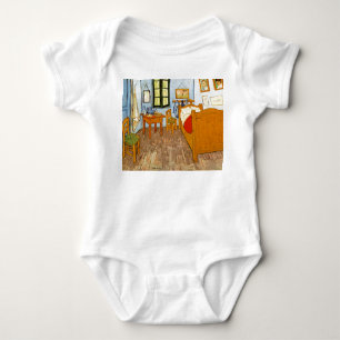Elegant Rustic Vincent Van Gogh - Bedroom at Arles Baby Bodysuit