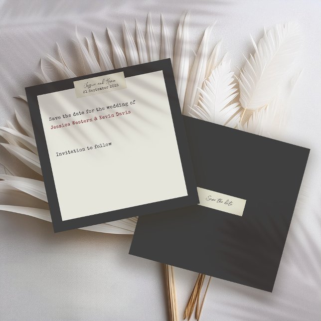 Elegant Rustic Wedding Save the Date (Creator Uploaded)