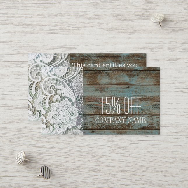 elegant rustic white lace blue barn wood discount (Front/Back In Situ)