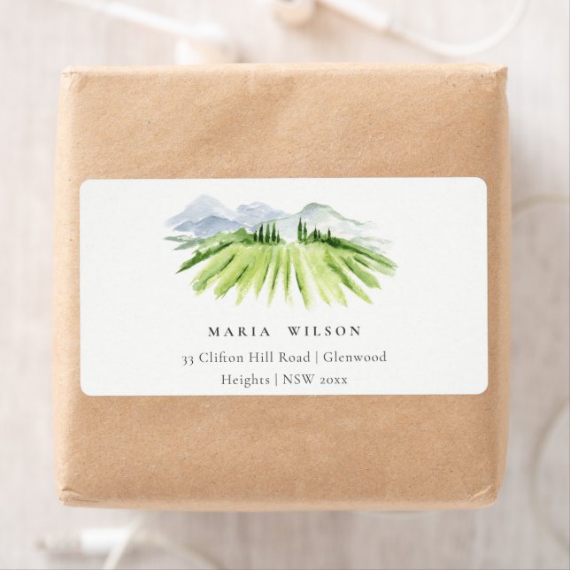 Elegant Rustic Winery Vineyard Mountain Address (Insitu)