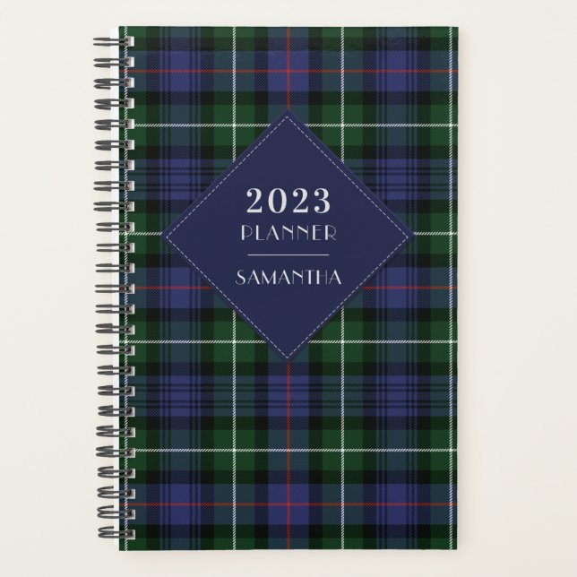 Élégant Rustique Plaid 2023 Clan MacKenzie Tartan (Devant)