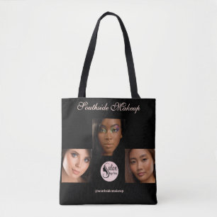 Élégant Sac Carré de 3 Photos de Maquillage d'Affa