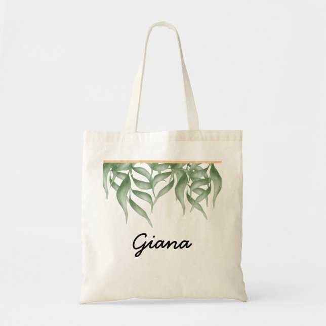 Élégant Sac fourre-tout cadeau Bridesmaid (Devant)