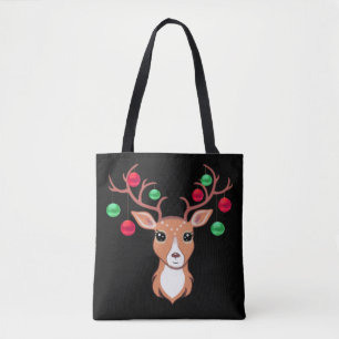 Élégant Sac fourre-tout de cerfs de Noël