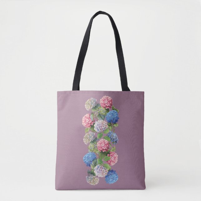 Elégant Sac fourre-tout Floral Hydrangea (Devant)