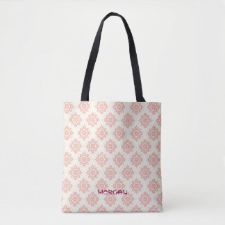 Elégant Sac fourre-tout Motif Mandala avec rose