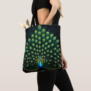 Élégant Sac fourre-tout Peacock