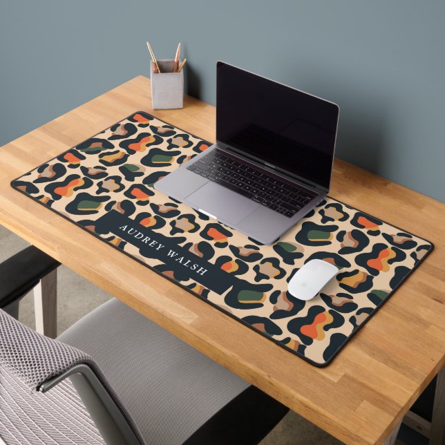 Elégant Safari Animal Skin Leopard spot Girly (Bureau 2)