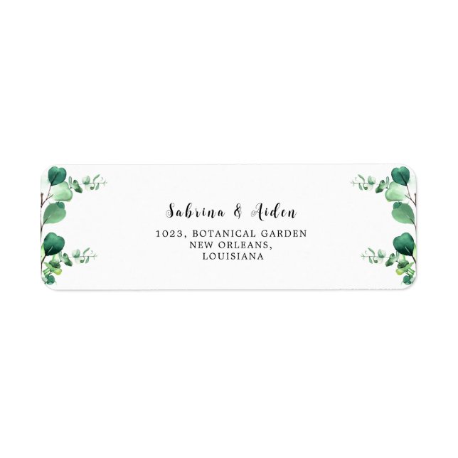 Elegant Sage | Emerald Green Eucalyptus Foliage  (Front)