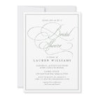 Elegant Sage Green Calligraphy Bridal Shower