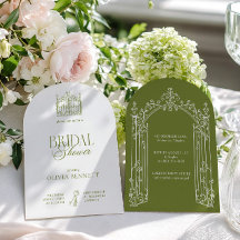 Elegant Sage Green Garden Bridal Shower