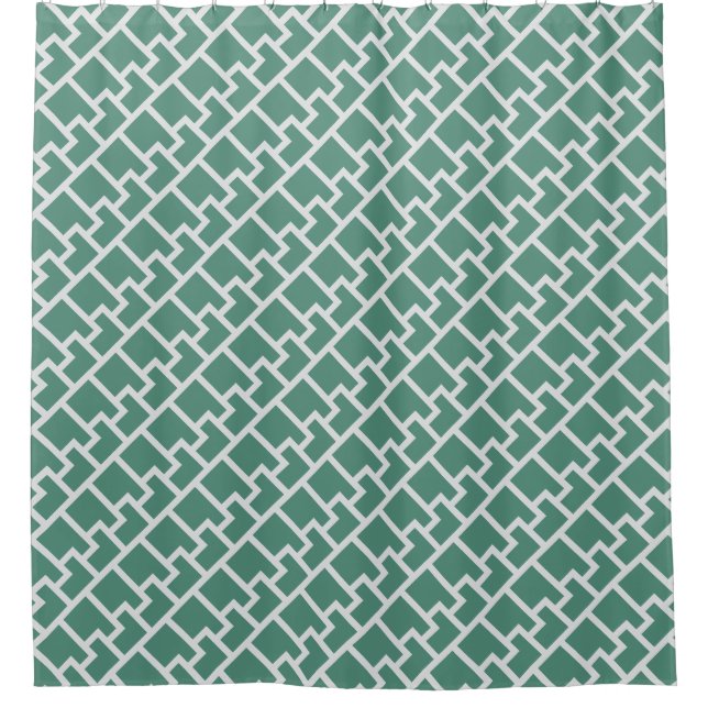 Elegant Sage Green Geometric Pattern (Front)