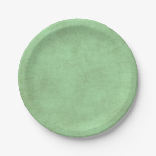 Elegant Sage Green Paper Plates