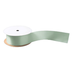 Elegant Sage Green Solid Colour Satin Ribbon