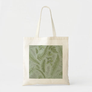 Elegant Sage Green Watercolor Floral  Tote Bag