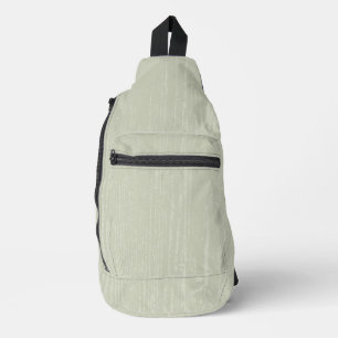Elegant Sage Green Wood Grain Sling Bag