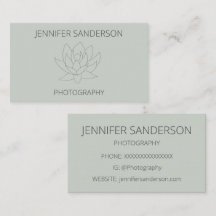 Elegant Sage Lotus Flower Minimalist Photography