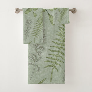 Elégant Sage Vert Aquarelle Floral