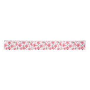 Elegant Sakura Blossom for Gifts and Crafts Satin Ribbon