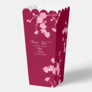 Elegant Sakura Cherry Blossoms Baby Shower Favor B Box