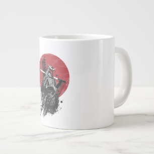 Elegant Samurai Spirit: Traditional Art & Modern  Large Coffee Mug