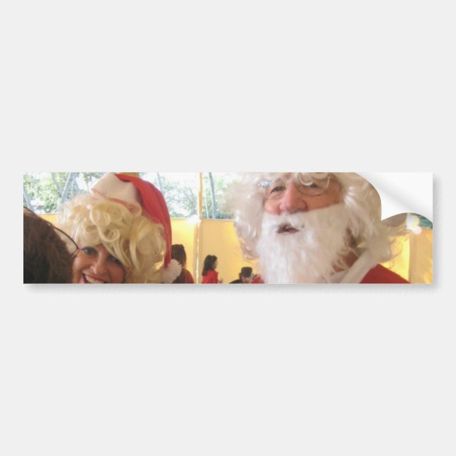 Elegant Santa Collection. Bumper Sticker (Front)