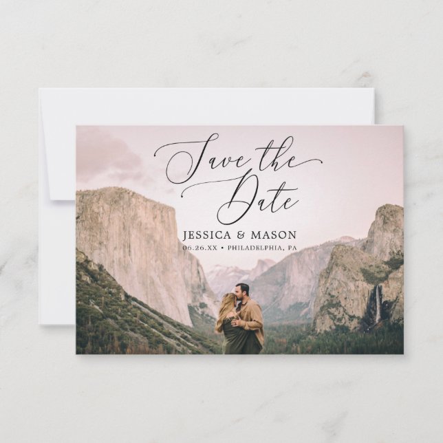 Elegant Save the Date Card - Save The Dates (Front)