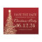 Elegant Save The Date Christmas Party Red