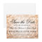 Elegant Save The Date Copper Glitter Lights